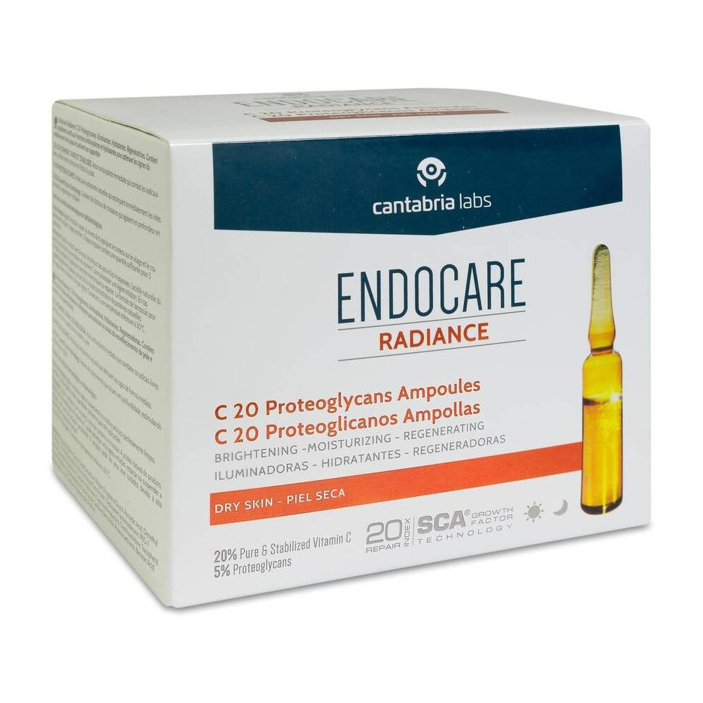 Endocare Radiance C 20 Proteoglicanos Ampollas Piel Seca 30Amp