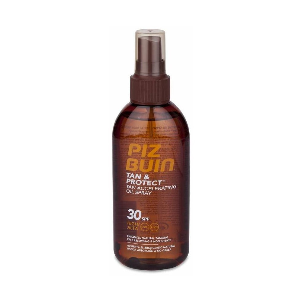Piz Buin Tan Y Protect Aceite En Spray Acelerador Del Bronceado Spf 30, 150 Ml
