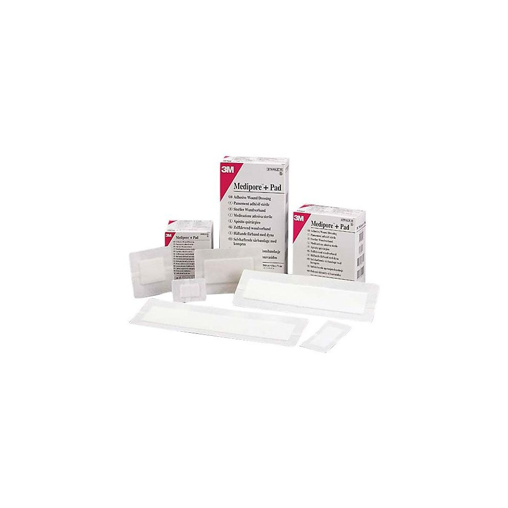 3M Medipore+Pad 10 Apos Esteril 5X7,2Cm