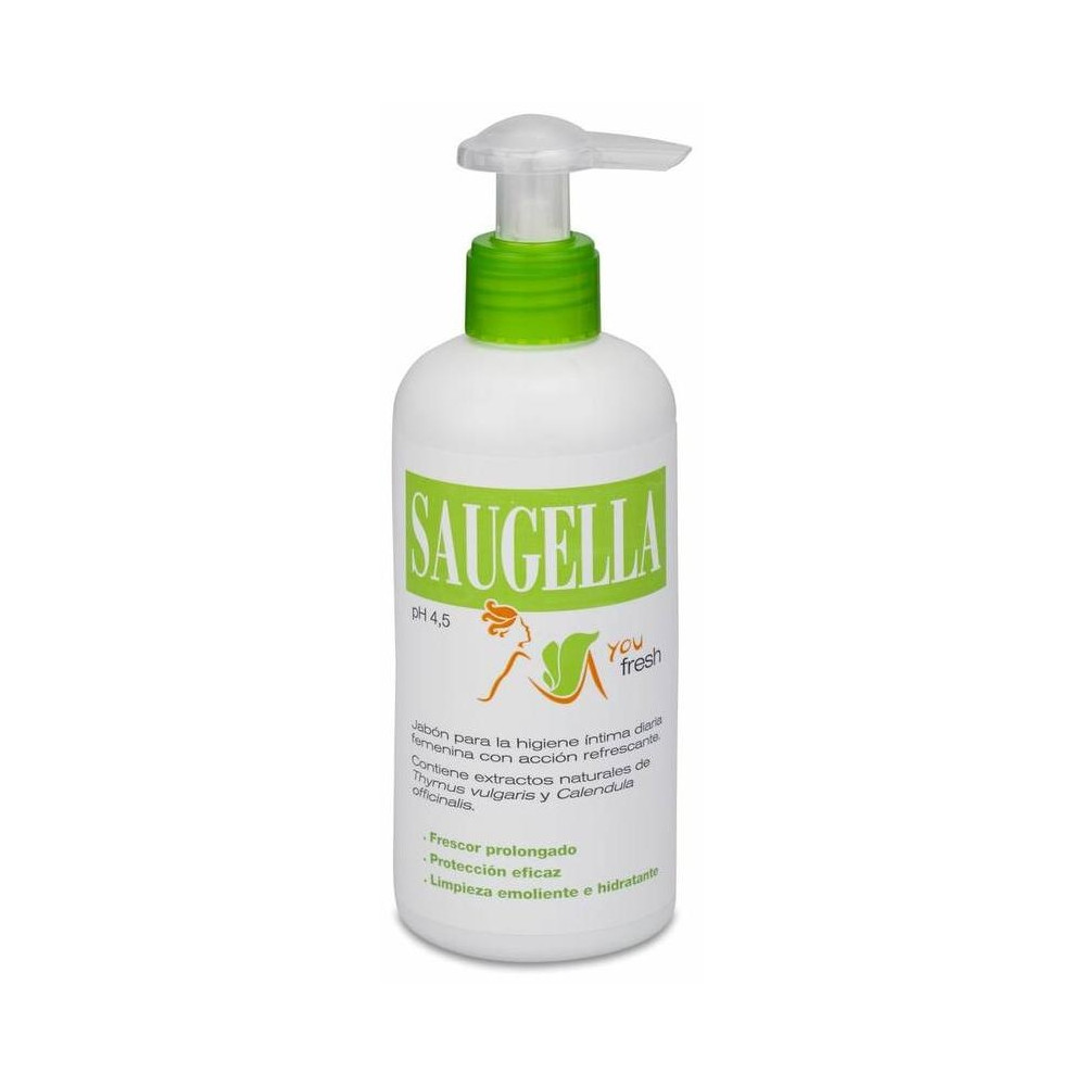 Saugella You Fresh Jabón Íntimo, 200 Ml