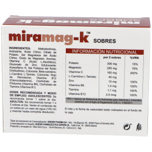 Miramag-K Sabor Naranja, 20 Sobres