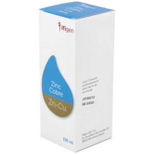 Zinc-Cobre (Zn-Cu) Oligoelementos 150Ml.