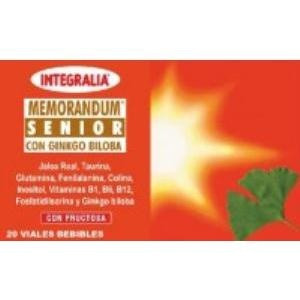 Integralia Memorandum Senior Ginkgo Biloba 20 Viales