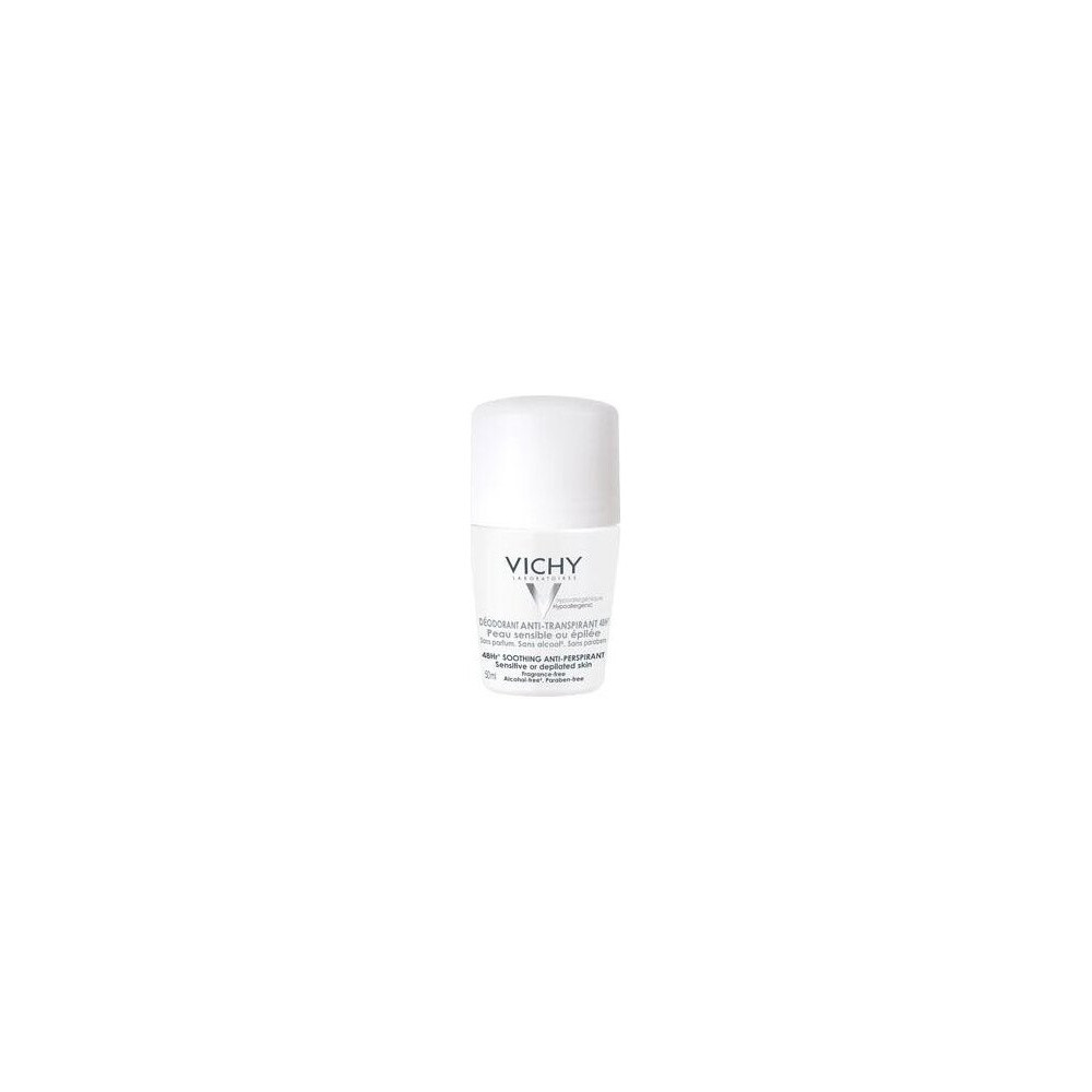 Vichy Desodorante Roll On Piel Sensible, 50 Ml