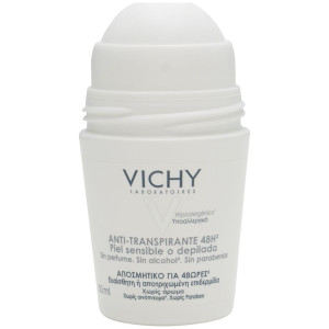 Vichy Desodorante Roll On Piel Sensible, 50 Ml