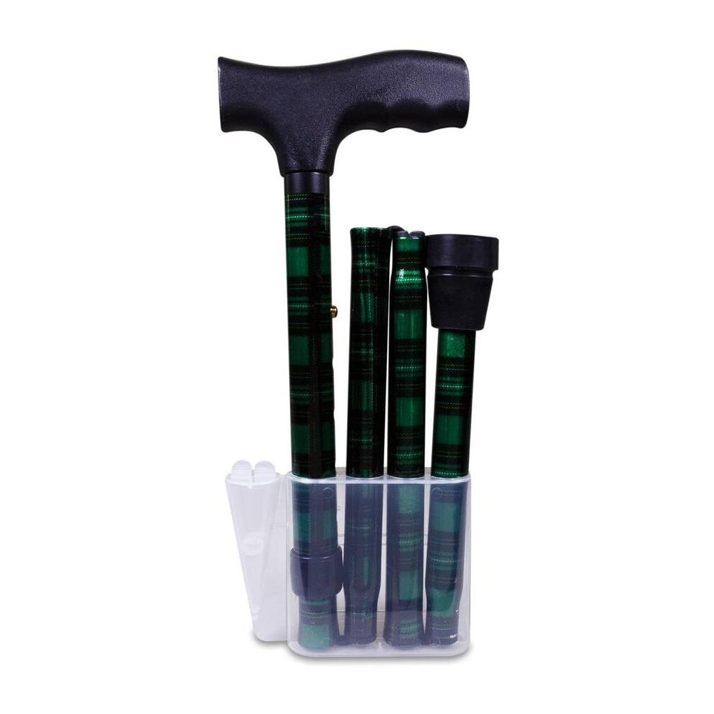 Ayudas Dinámicas Bastón Plegable Escocia Ad413/G, 1 Unidad