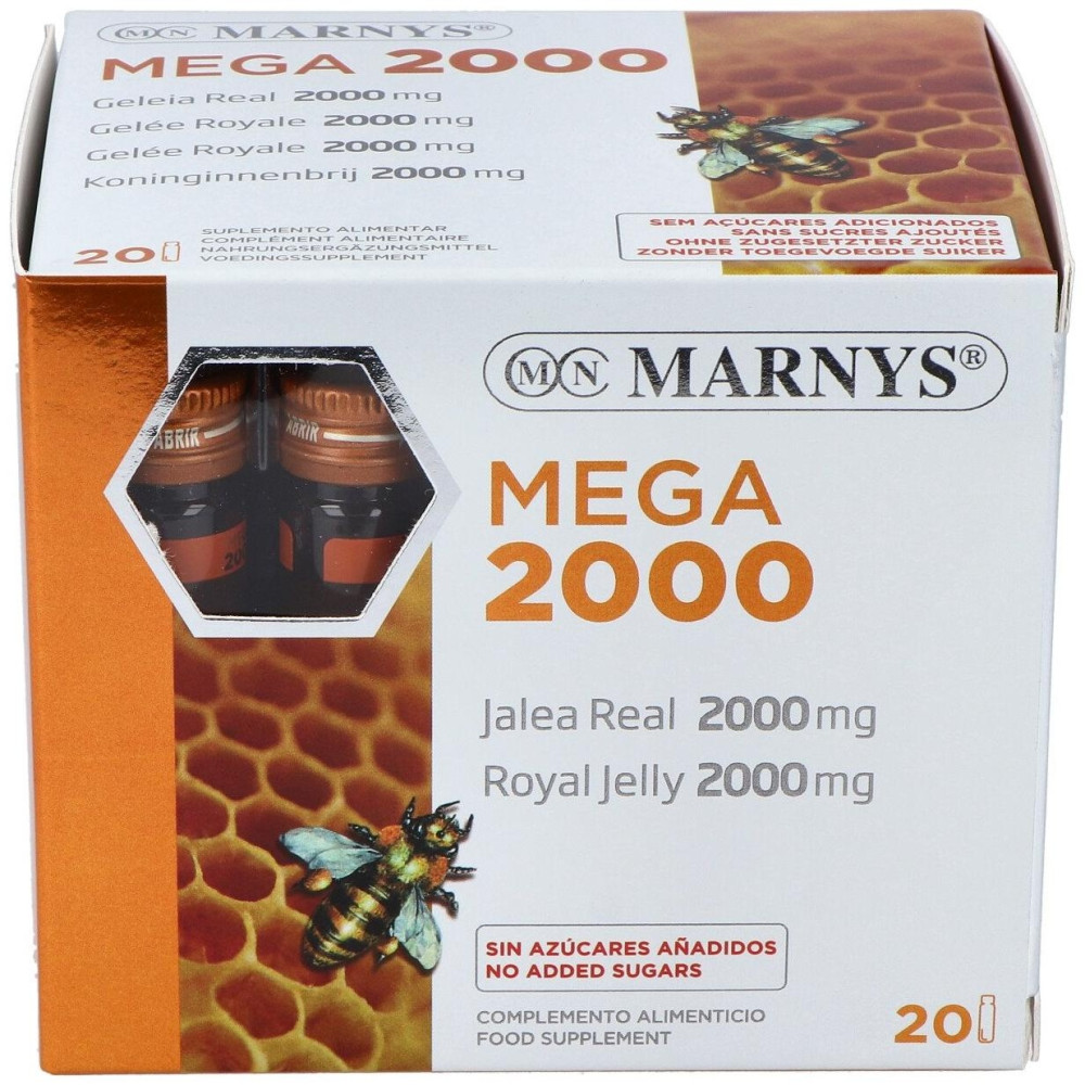 Marnys Jalea Real Mega 2000 20 Ampollas