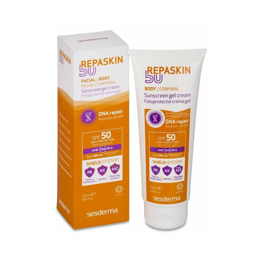 Sesderma Repaskin Spf50+ Fotoprotector Facial/Body 200Ml