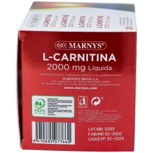 L-Carnitina 2000 Sabor Naranja 20Viales