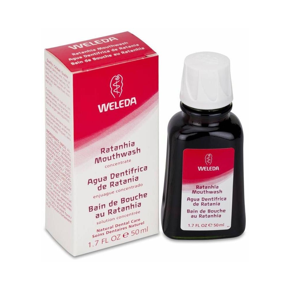 Weleda Agua Dentífrica De Ratania Sabor Menta 50Ml