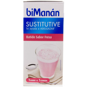 Bimanán® Beslim Batidos Sabor Fresa 6Uds