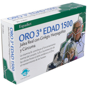 Espadiet Jalea Real Tercera Edad Oro 20Uds