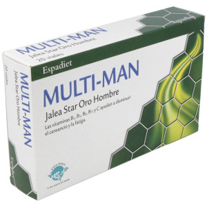 Espadiet Jalea Real Oro Hombre 20Uds