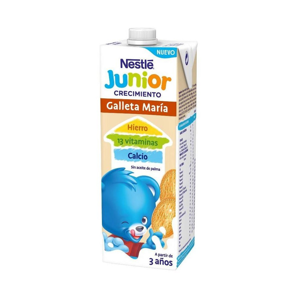 Nestlé Junior Crecimiento Galleta María, 1 L