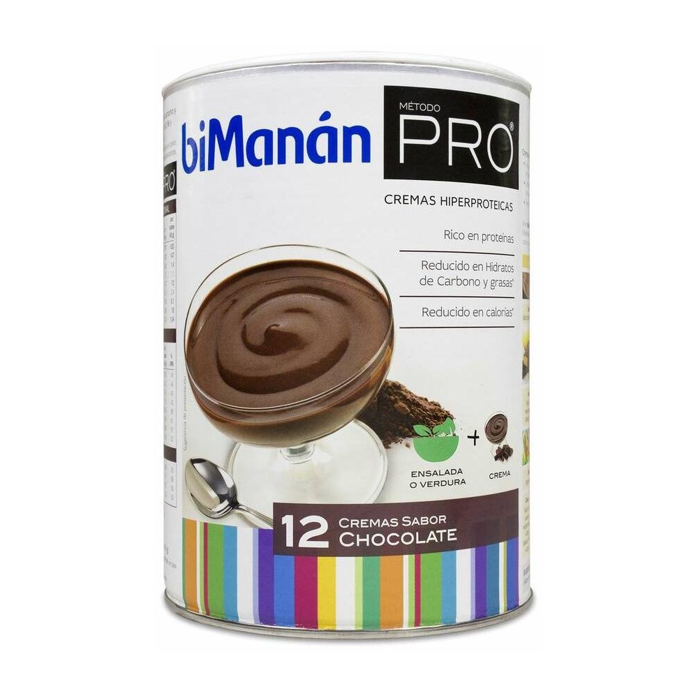 Bimanán Crema Proteína Sabor Chocolate 8 Cremas