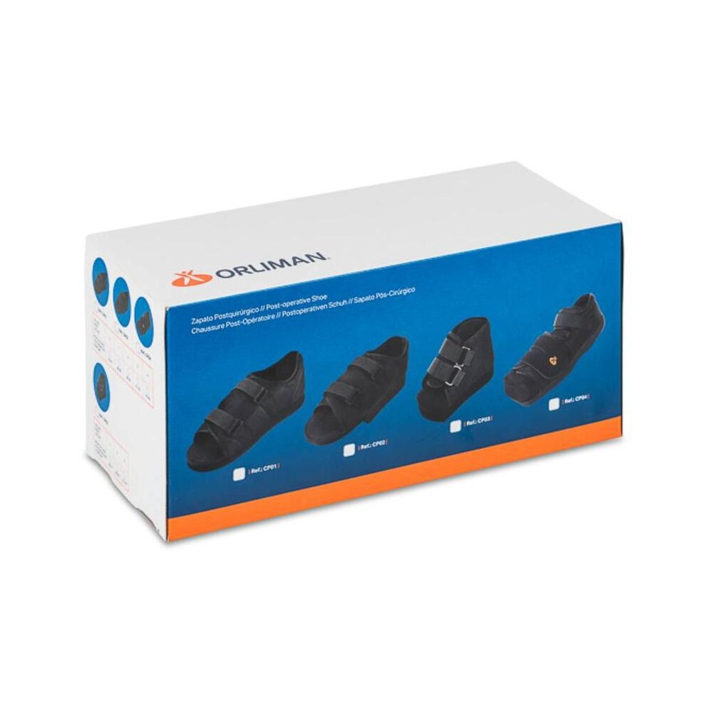 Orliman Zapato Postquirúrgico En Talo Talla 4 43-45 Cp-02, 1 Unidad