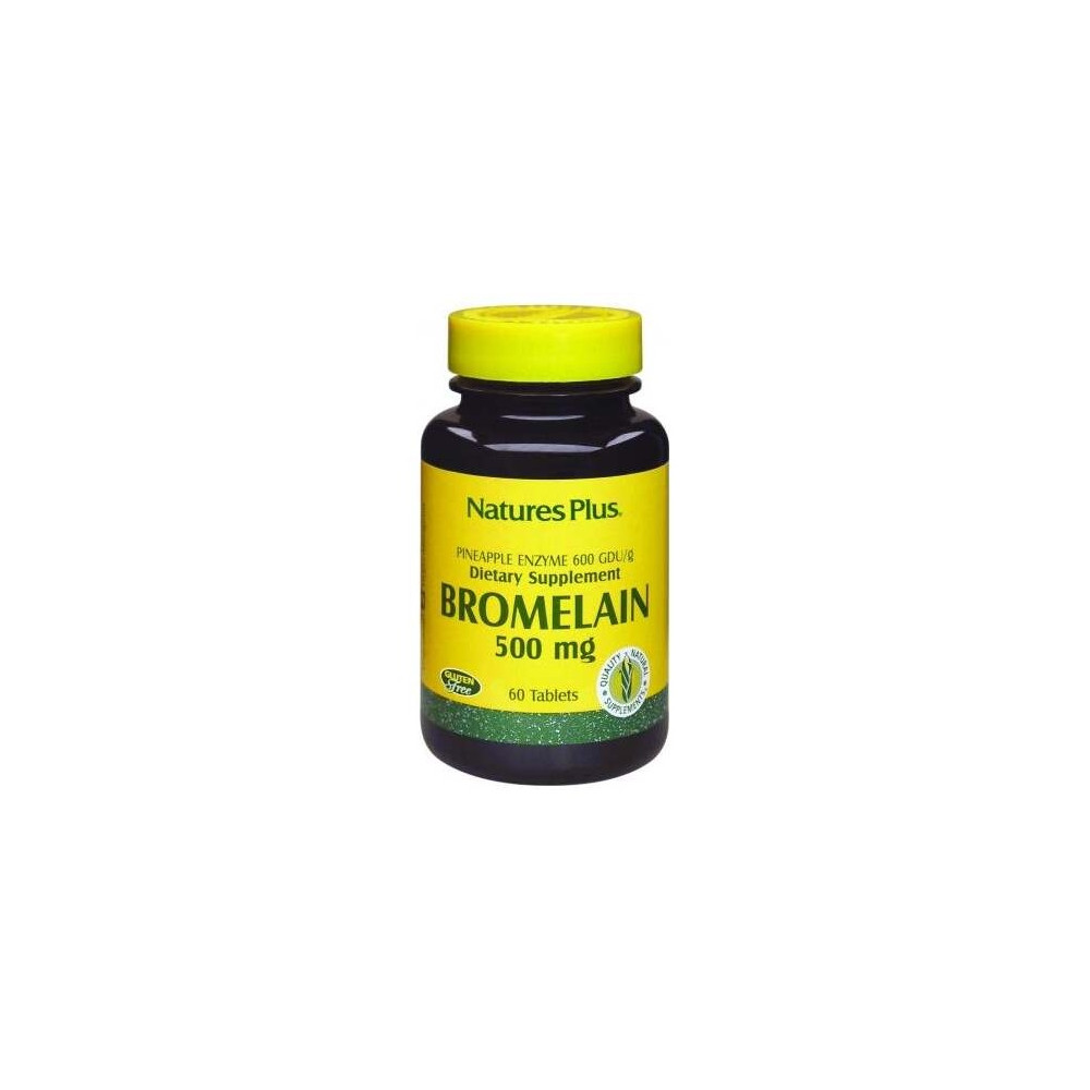 Nature'S Plus Bromelaina 500Mg 60 Comp