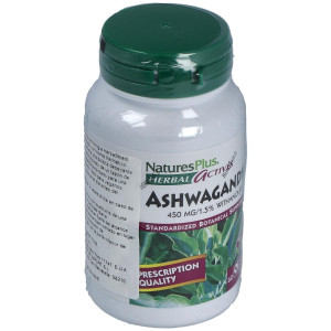 Ashwaganda Raiz 450Mg. 60Cap. Herbal Actives