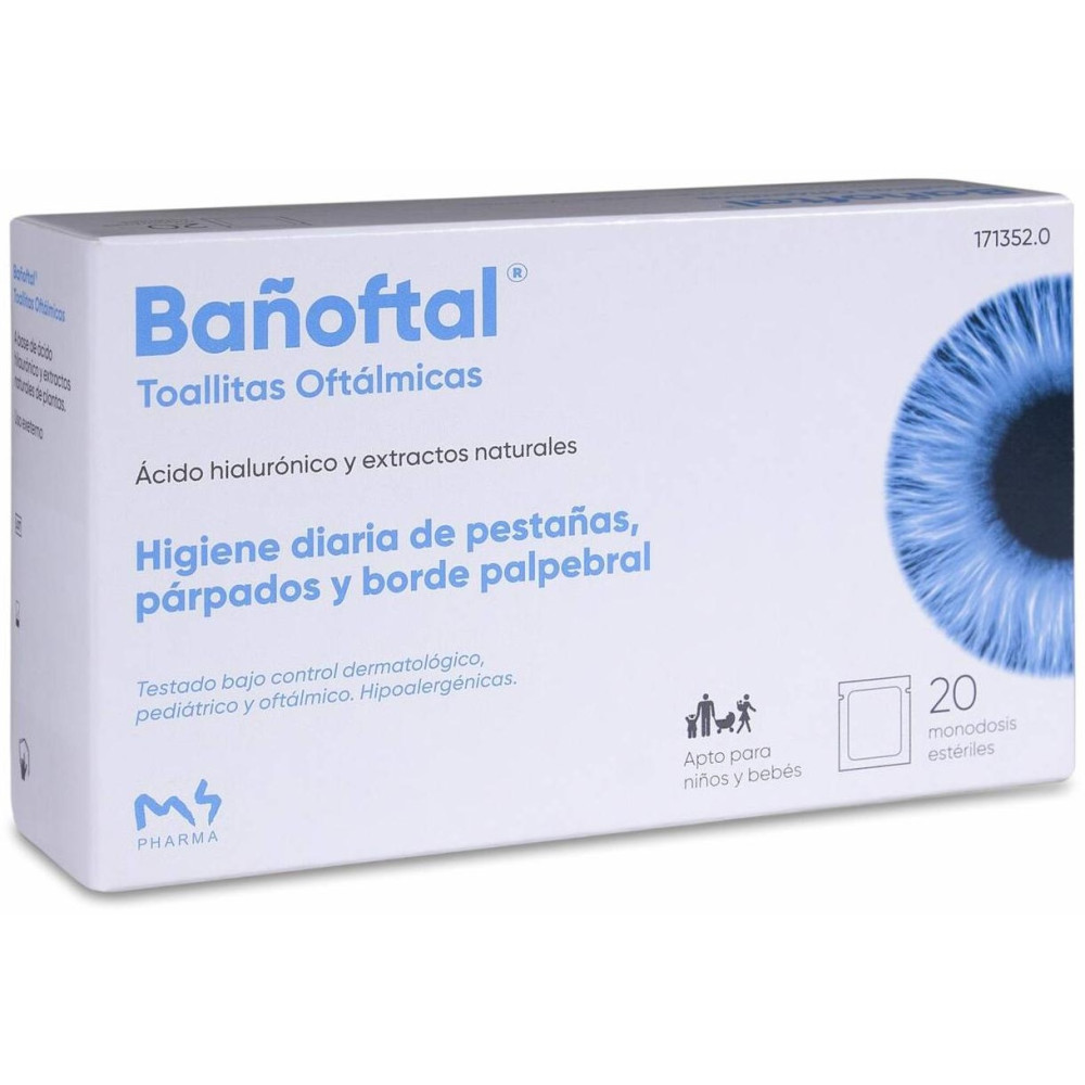 Bañoftal® Toallitas Oculares Estériles 20Uds