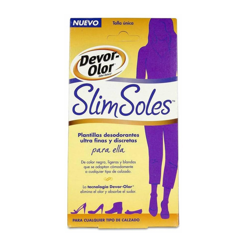 Devor-Olor Plantillas Mujer Ultrafinas, 1 Par