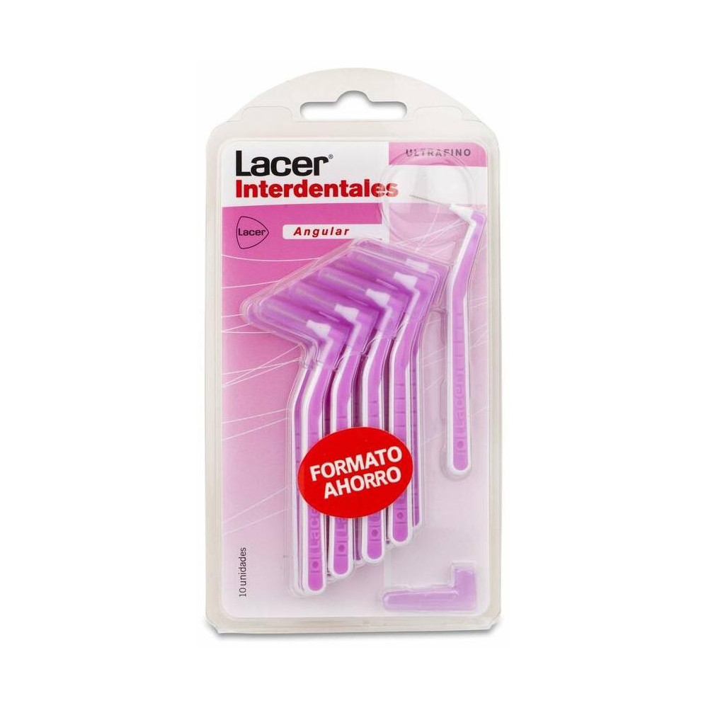 Cepillo Interdental Lacer Ultrafino Angular, 10 Uds
