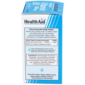 Health Aid Vitamina B1 100Mg 90 Tabletas