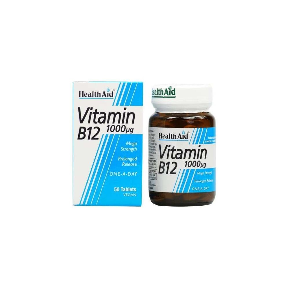 Healthaid Vitamina B12 1 000 Ui 50 Comprimidos