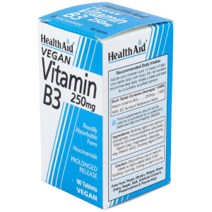 Healthaid Vitamina B3 (Niacinamida) 250Mg 90Comp
