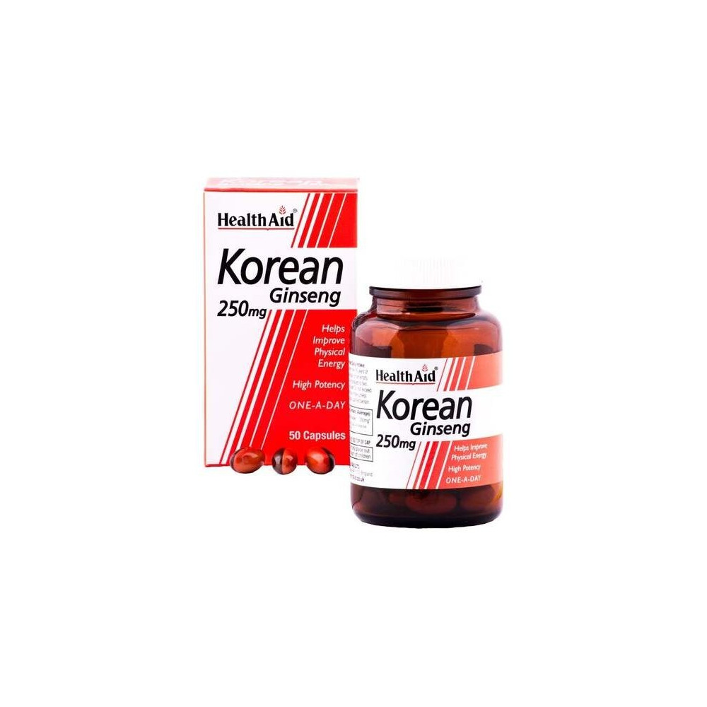 Health Aid Ginseng Coreano 250Mg 50Caps