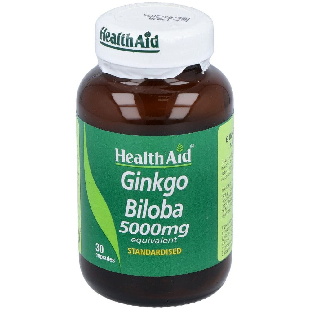 Ginkgo Hoja Ext.Estand. 30Cap. Health Aid