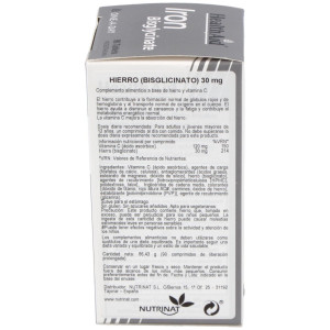 Hierro Bisglycinate Iron+Vit.C 90Comp. Health Aid