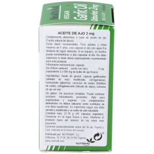 Aceite De Ajo (Garlic Oil) 2Mg. 60Cap. Health Aid