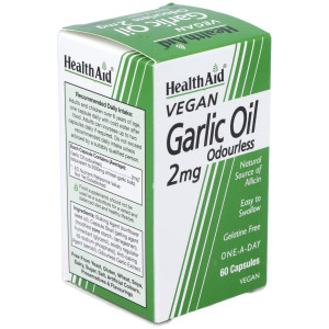 Aceite De Ajo (Garlic Oil) 2Mg. 60Cap. Health Aid