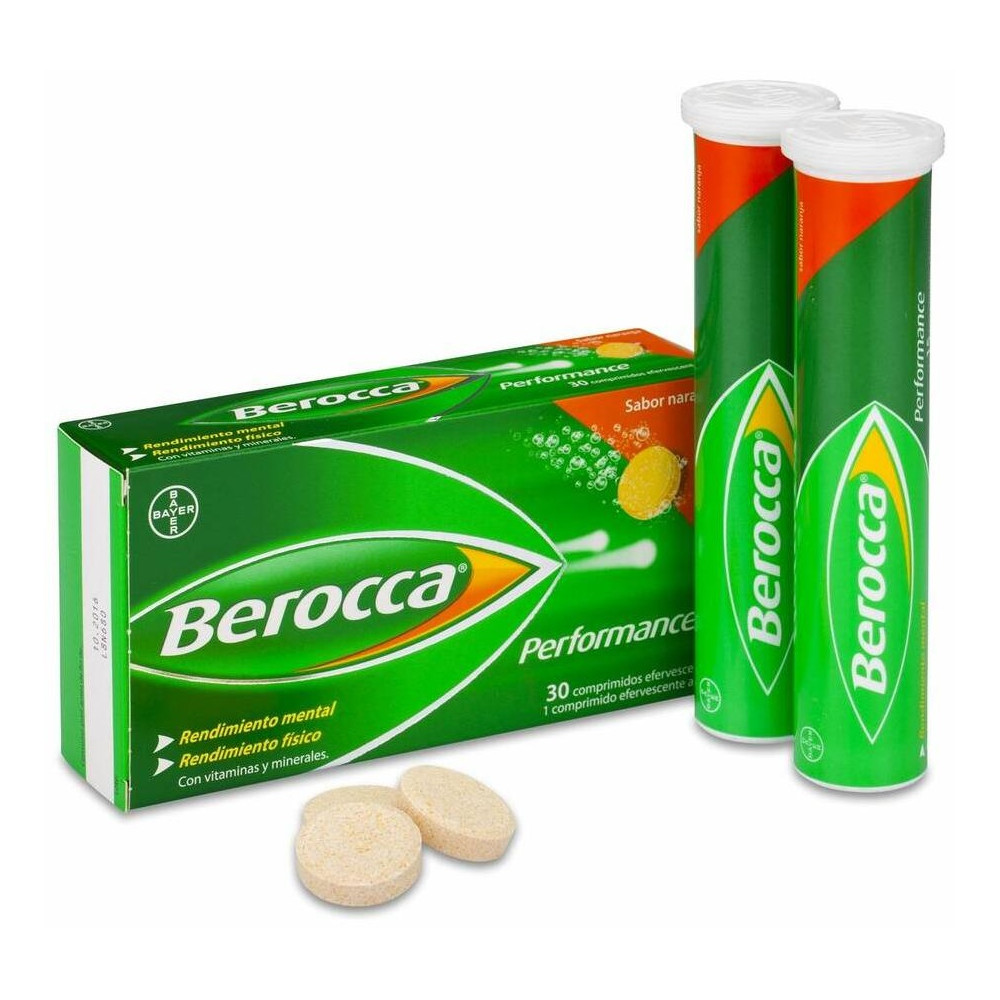 Berocca Performance Naranja Efervescente 30Comp