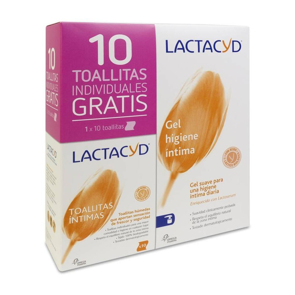 Lactacyd Intimo Gel Suave Pack 400 Ml + Toallita