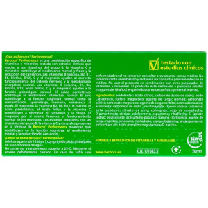 Berocca Performance Naranja Efervescente 30Comp