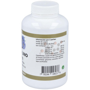 Aceite De Linaza (Semilla Lino) 1000Mg. 100Perlas