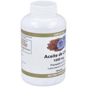 Aceite De Linaza (Semilla Lino) 1000Mg. 100Perlas