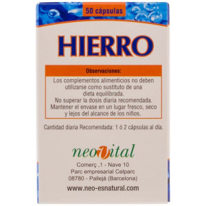Hierro Microgranulos Neo 50Cap.