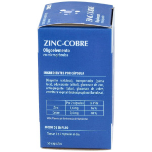 Zinc-Cobre Microgranulos Neo 50Cap.