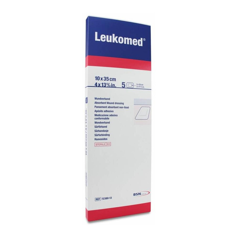 Leukomed Apósito Postoperatorio 10 Cm X 35 Cm, 5 Uds
