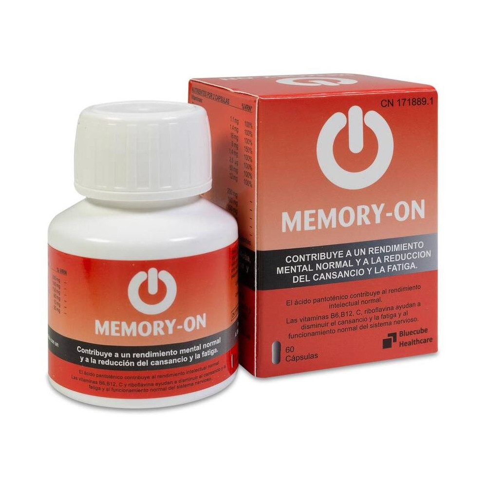 Bluecube Memory On, 60 Cápsulas