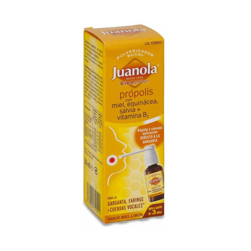 Juanola Própolis Pulverizador Bucal, 30 Ml