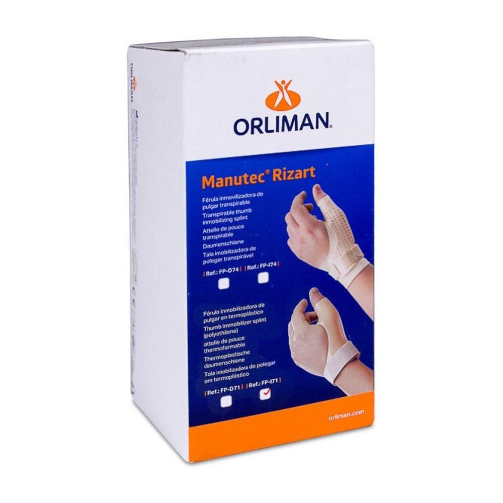 Orliman Férula Inmovilizadora Pulgar Fp-I74 Talla 1, 1 Unidad
