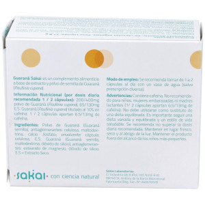 Sakai Guaraná 60 Cáps