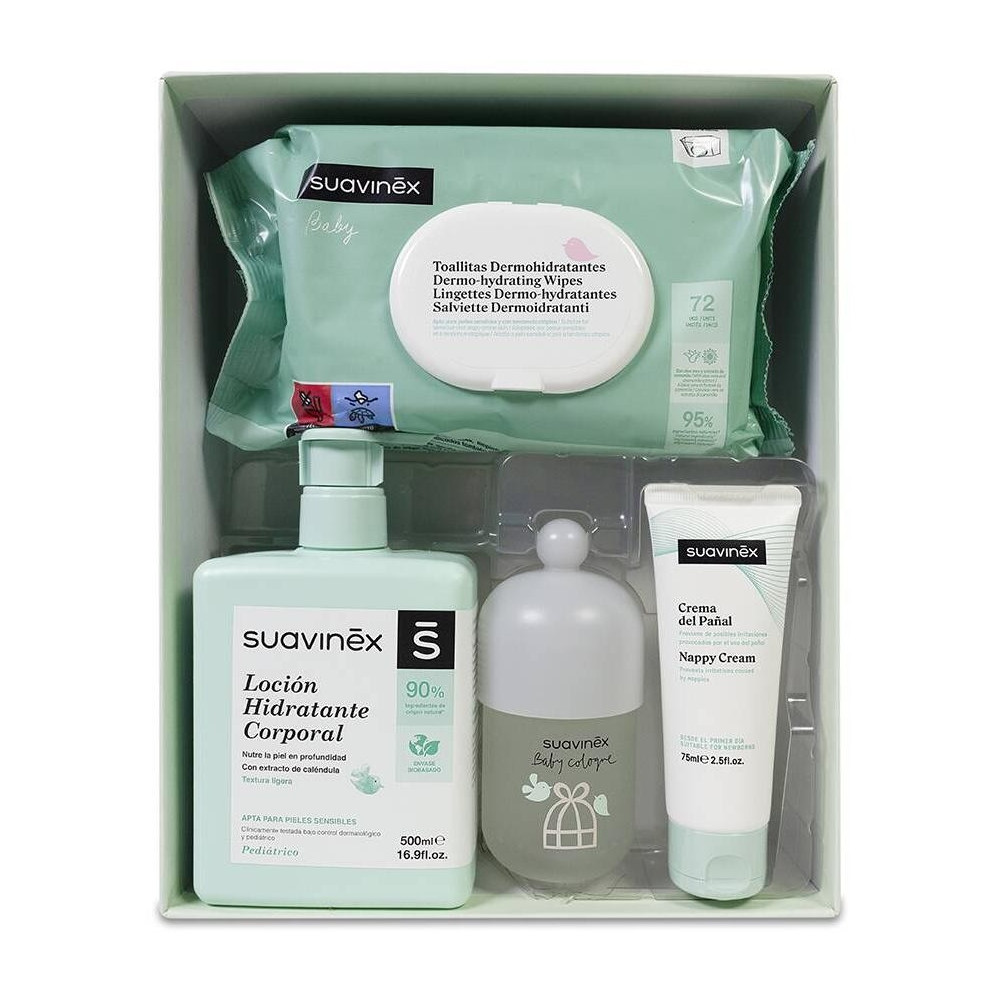 Canastilla Suavinex Azul Para Recién Nacidos
