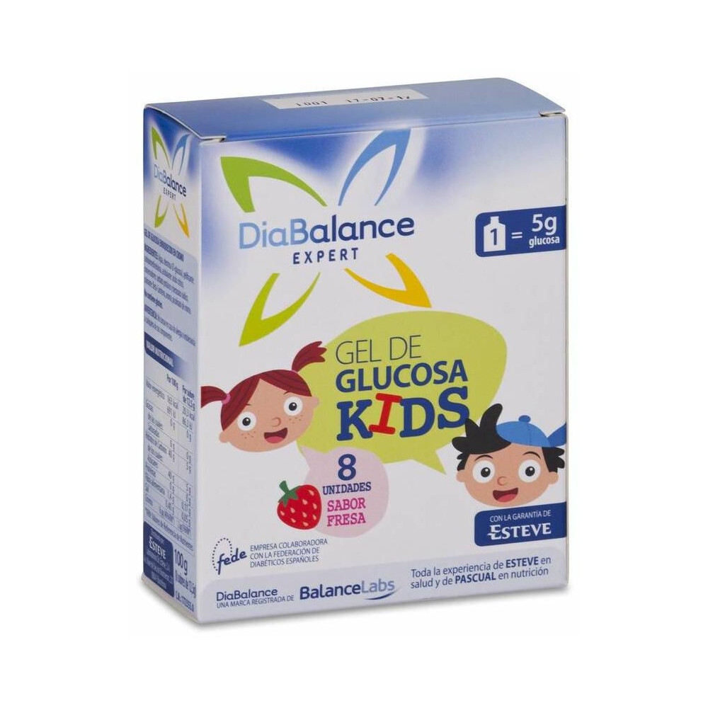 Diabalance Expert Gel De Glucosa Kids, 8 Uds