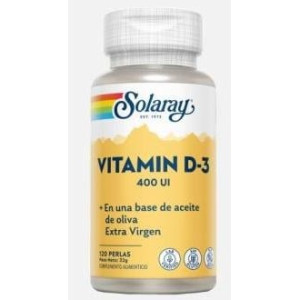 Solaray Vitamina D3 400Ui...