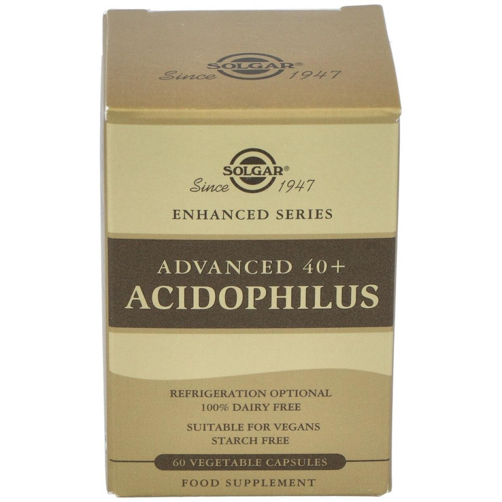 40 Plus Acidophilus Avanzado Cápsulas Vegetales 60 U