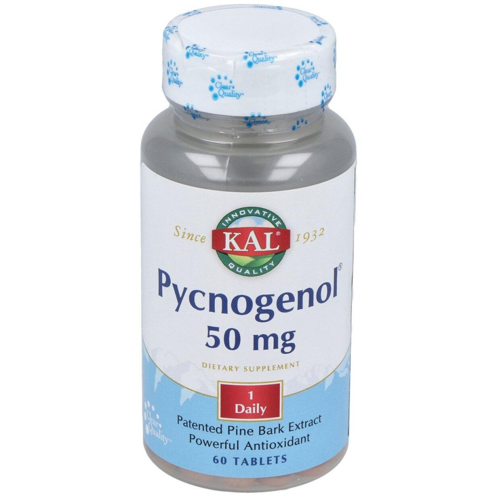 Kal Pycnogenol 50Mg 60Caps